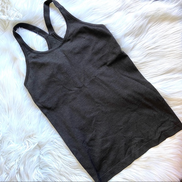 SOLD | Lululemon Ebb To Street Tank Dark Grey - Picture 2 of 7